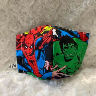 アベンジャーズ♡スパイダーマンインナーマスク♡立体♡子供699(外出用品)