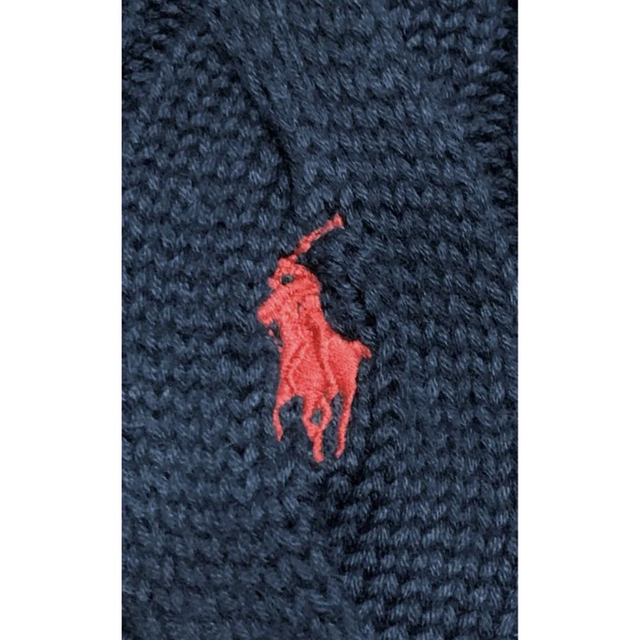 Ralph Lauren(ラルフローレン)の【希少デザイン ビックケーブル】 ラルフローレン ニット カーディガン 816 レディースのトップス(ニット/セーター)の商品写真