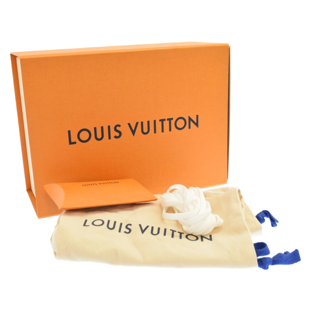 LOUIS VUITTON ルイヴィトン フロントローライン モノグラム ハラコ ローカット スニーカー ホワイト 1A5NQ2 - 5