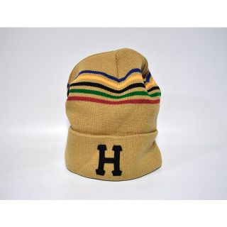 ハフ(HUF)の未使用 HUF ハフ ニット帽 BEANIE カーキ (ニット帽/ビーニー)