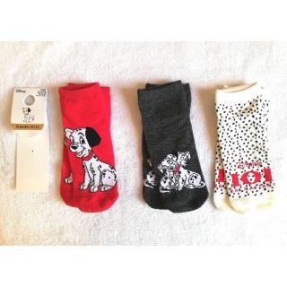 ディズニー(Disney)のPrimark Disney 101 Dalmatians 靴下3P(ソックス)