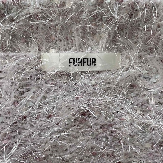 fur fur(ファーファー)のFur fur ミックスハンドカーディガン レディースのトップス(カーディガン)の商品写真
