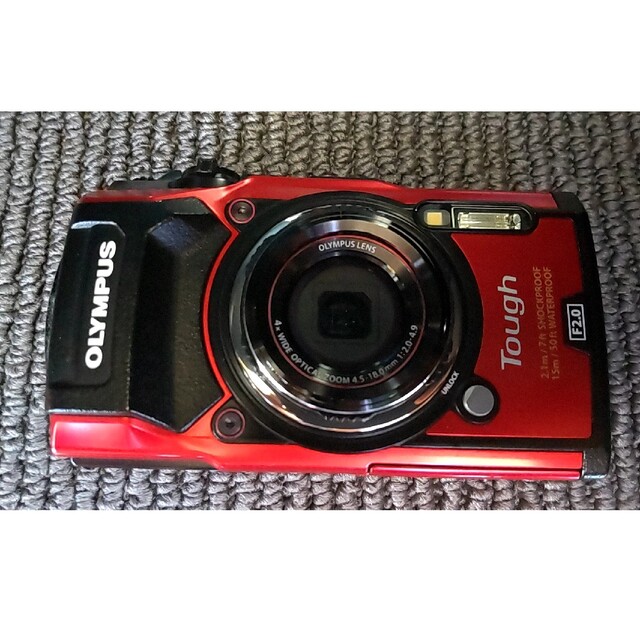 OLYMPUS デジタルカメラ Tough TG-5 レッド 1200万画素CM 高品質 14280
