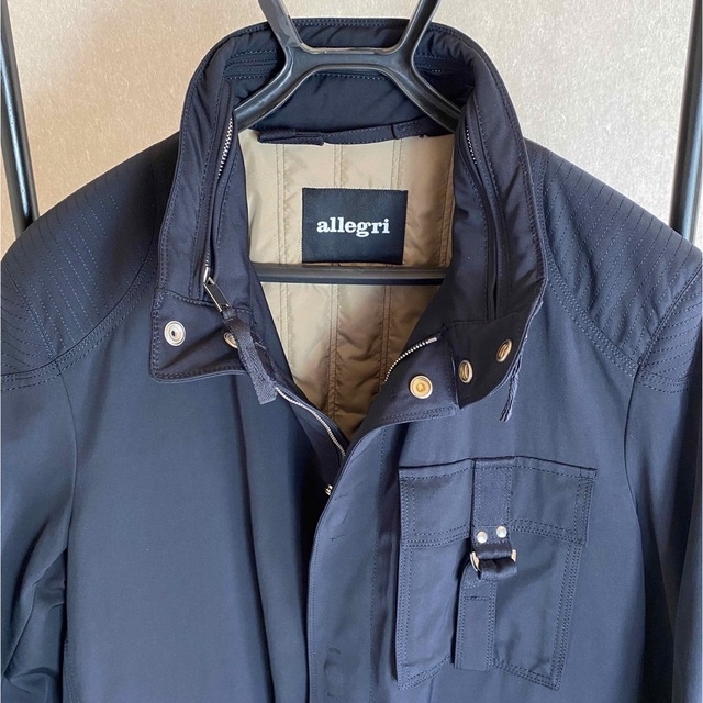 allegri(アレグリ)のALLEGRI コート ダークブルー 48サイズ メンズのジャケット/アウター(ステンカラーコート)の商品写真