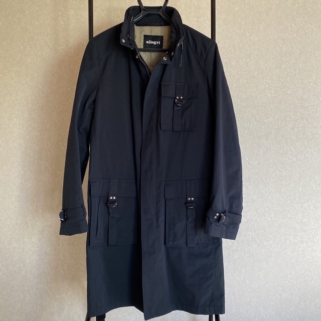 allegri(アレグリ)のALLEGRI コート ダークブルー 48サイズ メンズのジャケット/アウター(ステンカラーコート)の商品写真