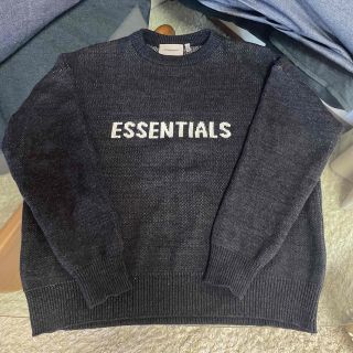 フィアオブゴッド(FEAR OF GOD)のESSENTIALS ニット(黒)(ニット/セーター)