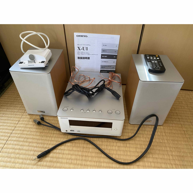 ONKYO(オンキヨー)のONKYO X-U1/CR-U1  CDコンポ　オマケあり スマホ/家電/カメラのオーディオ機器(アンプ)の商品写真
