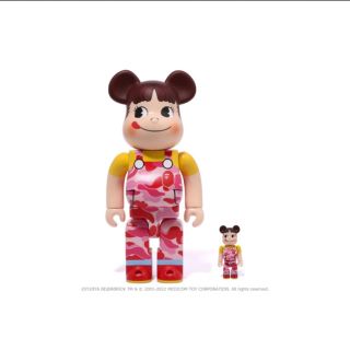 BE@RBRICK BAPE(R) ペコちゃん 100％ & 400％ ピンク(その他)