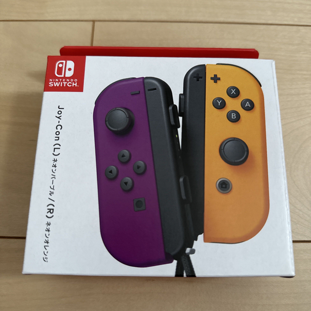 Joy-Con（L）ネオンパープル、（R）ネオンオレンジ家庭用ゲーム機本体