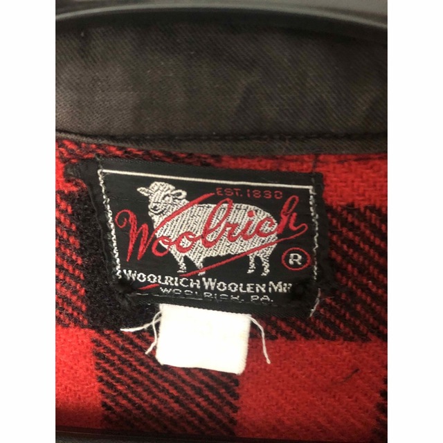 WOOLRICH(ウールリッチ)のウールリッチ　ヴィンテージ　フランネルシャツ　筆記体タグ メンズのジャケット/アウター(ブルゾン)の商品写真