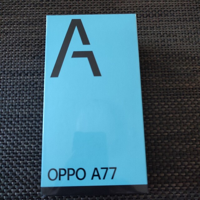 スマートフォン本体OPPO A77 ブルー