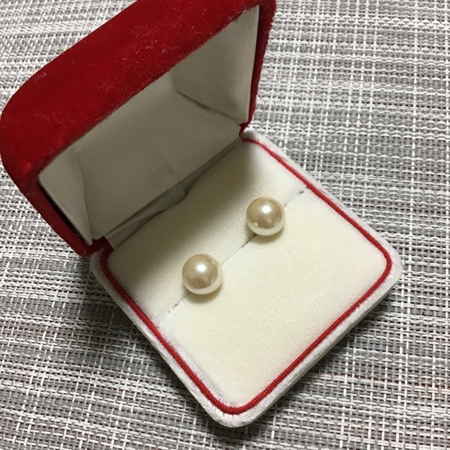 パール　ピアス　K18