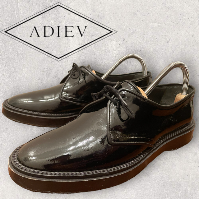 【激レア】ADIEV PARIS エナメルレザーシューズ　42サイズ