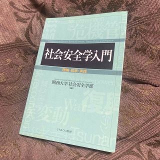 社会安全学入門 理論・政策・実践(人文/社会)