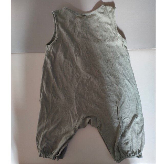 UNIQLO(ユニクロ)のUNIQLO ノースリーブサロペット 70サイズ キッズ/ベビー/マタニティのベビー服(~85cm)(カバーオール)の商品写真