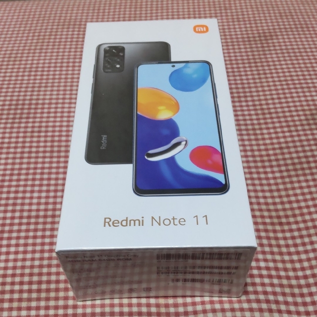 Redmi note 11 グラファイトグレイ スマートフォン/携帯電話 