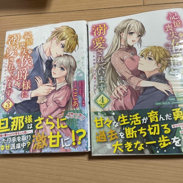⭐️専用　記憶喪失の侯爵様に溺愛されています これは偽りの幸福ですか？ １〜4 エンタメ/ホビーの漫画(その他)の商品写真