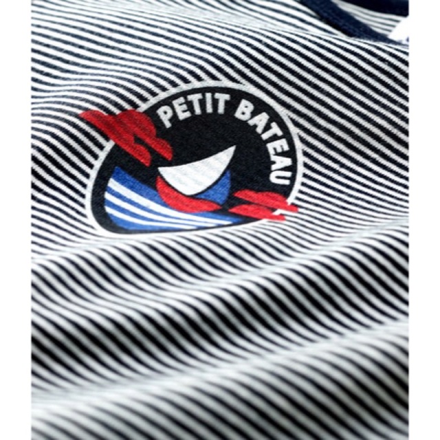 PETIT BATEAU(プチバトー)のプチバトーTシャツ　ボーダー　プチバトー　ミラレプリント半袖Tシャツ　36m キッズ/ベビー/マタニティのキッズ服男の子用(90cm~)(Tシャツ/カットソー)の商品写真