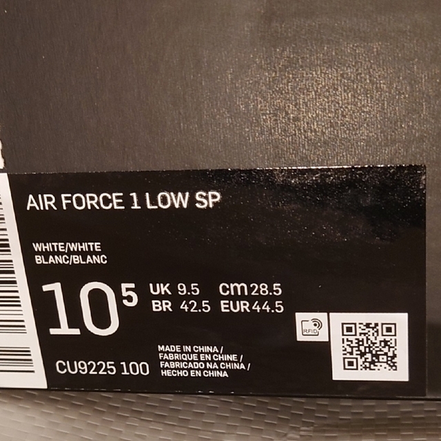 Supreme - 28.5 Supreme Nike Air Force 1 Low Whiteの通販 by シータ ...