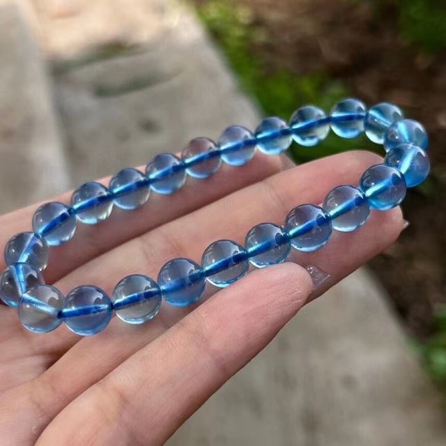 ⭐︎【天然】アクアマリン ブレスレット 8.4mm 【新作入荷