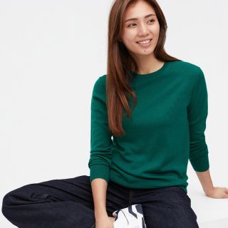 ユニクロ(UNIQLO)の専用🌟UNIQLO 今季エクストラファインメリノクルーネックセーター(ニット/セーター)