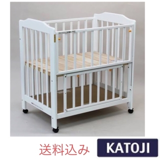 KATOJI - るる様専用　カトージ　ベビーベッド❶ カトージ白ベッド