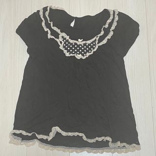 フランシュリッペブラック(franchelippee black)の【フランシュリッペ】カットソー(カットソー(半袖/袖なし))