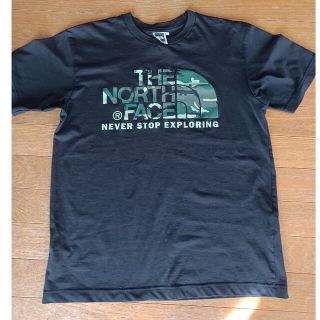 ザノースフェイス(THE NORTH FACE)のノースフェイス レディース Tシャツ 黒 ブラック トップス 半袖 運動着(Tシャツ(半袖/袖なし))