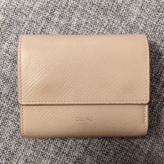 セリーヌ(celine)のフォールデッド コンパクトウォレット / グレインドカーフスキン(財布)