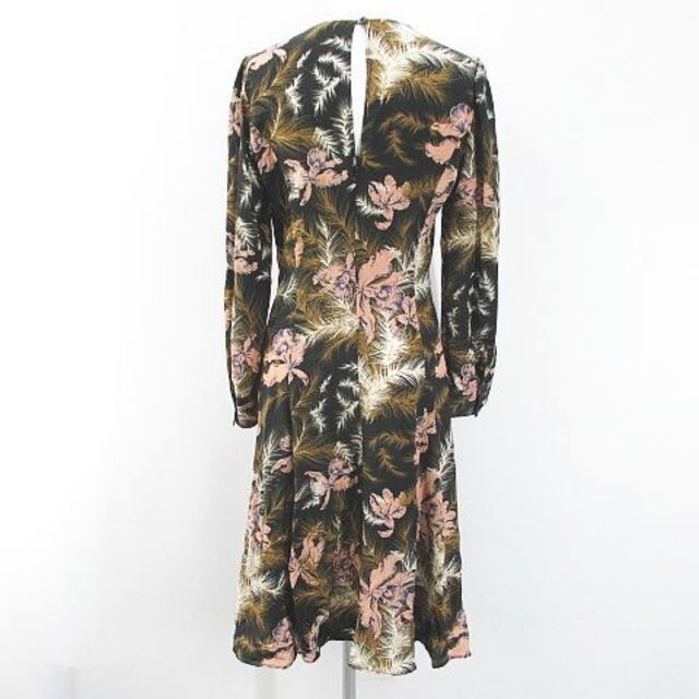 タラジャーモン シルク100% 黒花柄ワンピース - iepfsas.com