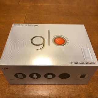 グロー(glo)の【期間限定 特別価格】 glo (グロー) 本体 シルバー スターターキット(タバコグッズ)