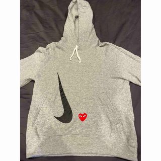 コムデギャルソン(COMME des GARCONS)のNike x CDG Play Hoodie "Grey(パーカー)