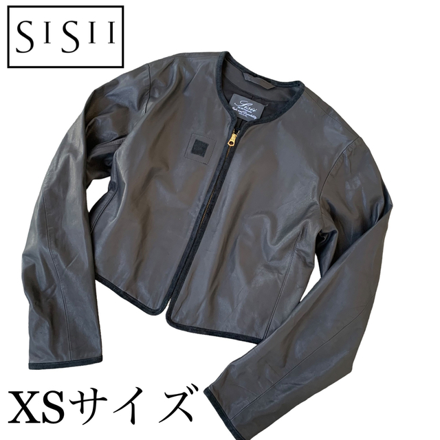 希少 Sisii シシ シングルライダース レザージャケット XS ユニセックスレディース