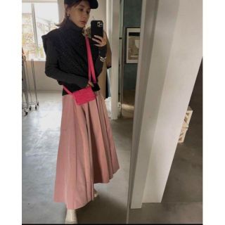 アメリヴィンテージ(Ameri VINTAGE)のアメリヴィンテージ　COLOR BOX PLEATS SKIRT　新品タグ付き(ロングスカート)