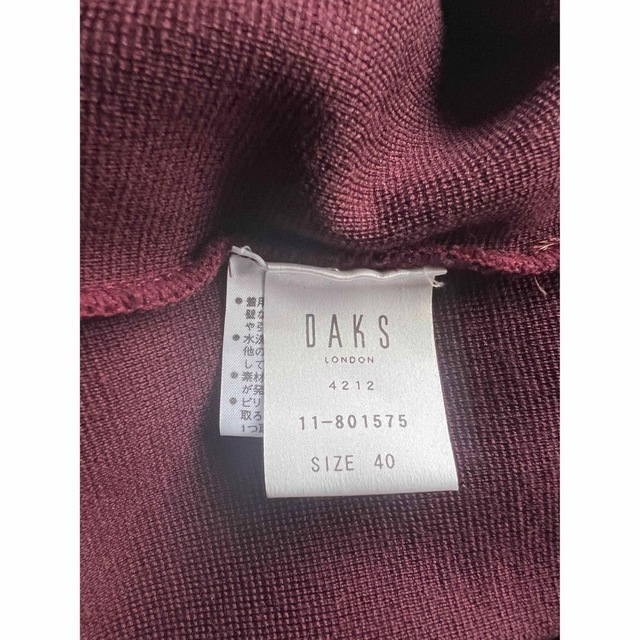 DAKS - DAKS 120th記念 ウールニットチュニック 40の通販 by yuー's
