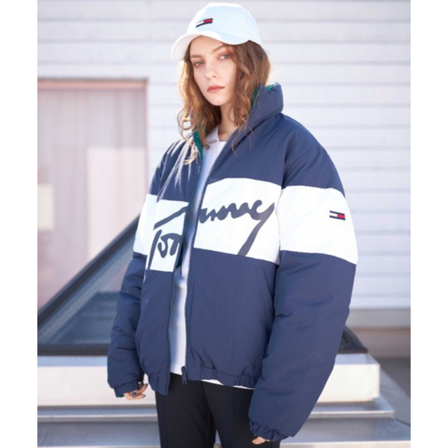 女性に人気！ TOMMY JEANS 4way リバーシブルダウンジャケット