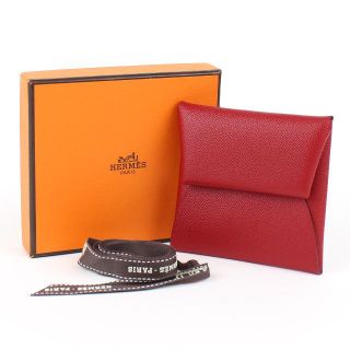 HERMES エルメス コインケース エプソン レッド レザー 未使用品