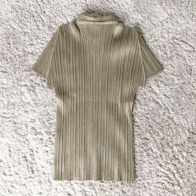 PLEATS PLEASE ISSEY MIYAKE(プリーツプリーズイッセイミヤケ)の【2点セット】プリーツプリーズ チャイナ風 カットソー スカート イッセイミヤケ レディースのトップス(アンサンブル)の商品写真