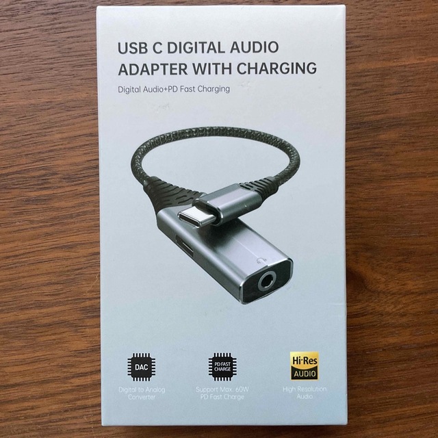 iPad(アイパッド)のUSB-C USB DAC WITH CHARGING充電可能 DAC スマホ/家電/カメラのスマホアクセサリー(ストラップ/イヤホンジャック)の商品写真