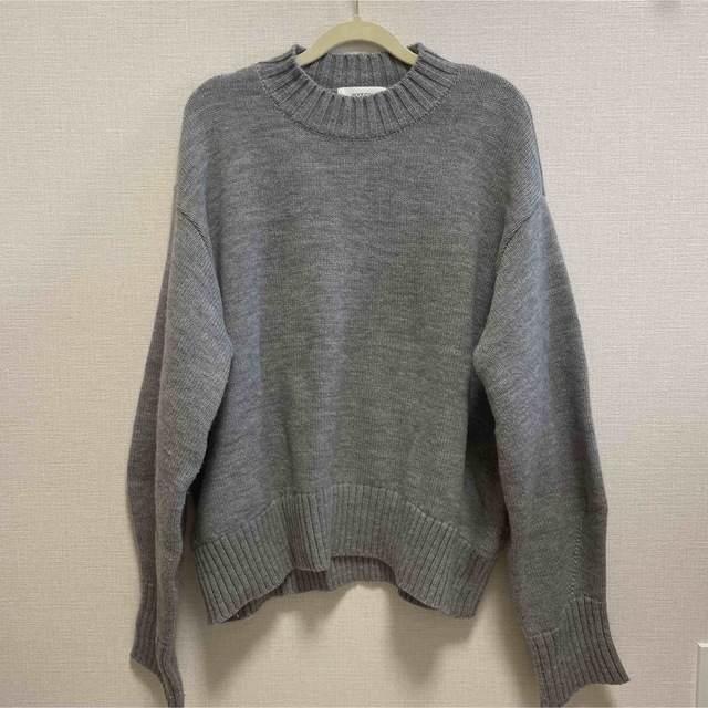 【HYEON】ヘヨン　pumpkin knit / grey