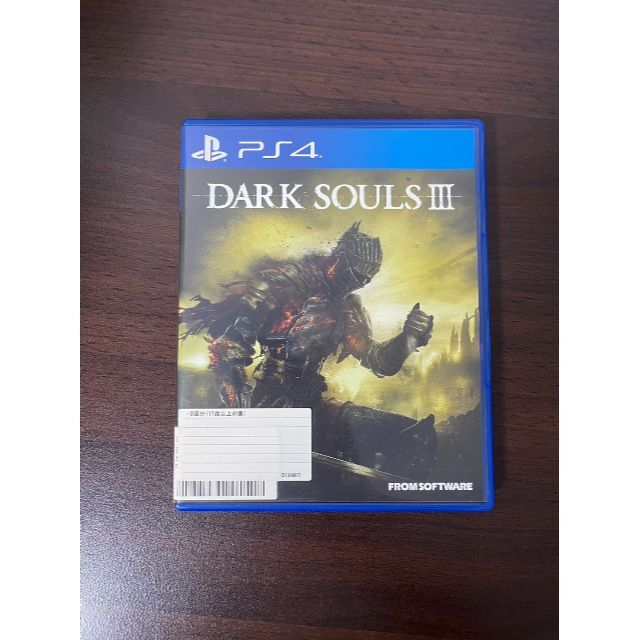 ダークソウルIII　darksoulsIII PS4　 エンタメ/ホビーのゲームソフト/ゲーム機本体(家庭用ゲームソフト)の商品写真