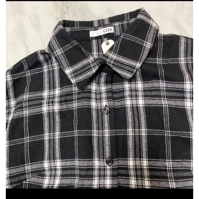 GYDA(ジェイダ)のGYDA 冬生地チェックシャツ レディースのトップス(シャツ/ブラウス(長袖/七分))の商品写真