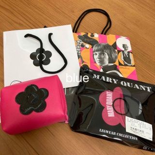 マリークワント(MARY QUANT)のマリークワント　ミニポーチとソックス セット　紙袋付き(ポーチ)