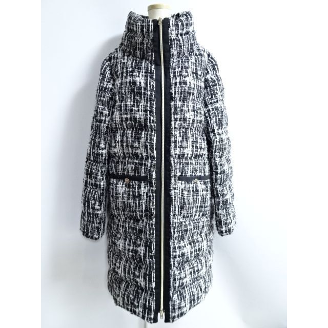 HERNO - 専用25ans掲載HERNOヘルノ　ツイードロングダウン42サイズ