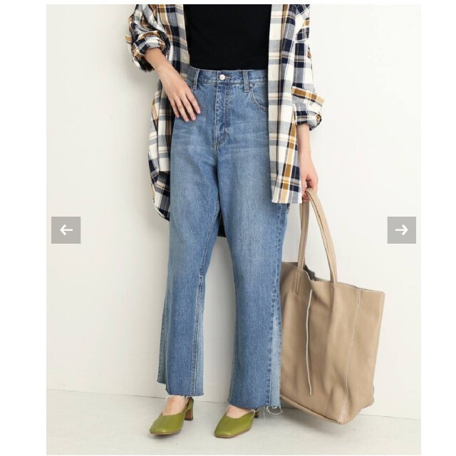 SLOBE IENA　LE DENIM　カットオフデニム