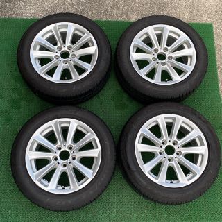 美品 BMW 5シリーズ F10 純正ホイール 17インチ バリ溝タイヤ付き-