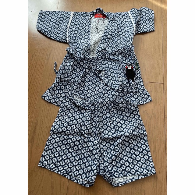 甚平　男の子　竹とんぼ　100 cm  くまもん キッズ/ベビー/マタニティのキッズ服男の子用(90cm~)(甚平/浴衣)の商品写真