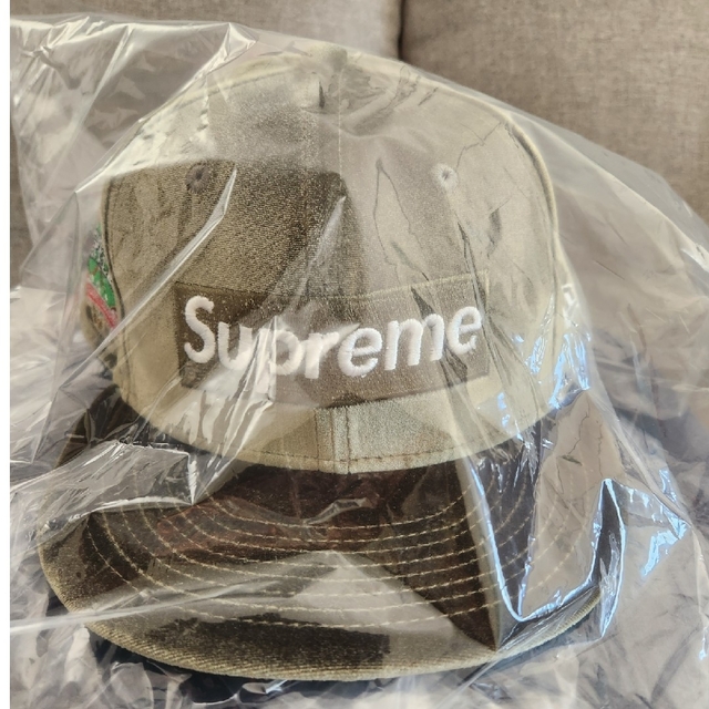 ⭐Supreme Velour Box Log  New Era 71/2⭐新品メンズ