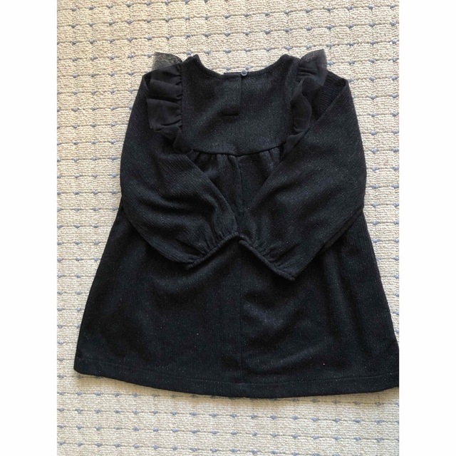 ZARA KIDS(ザラキッズ)のZARA  ワンピース　黒　98サイズ　キッズ キッズ/ベビー/マタニティのキッズ服女の子用(90cm~)(ワンピース)の商品写真