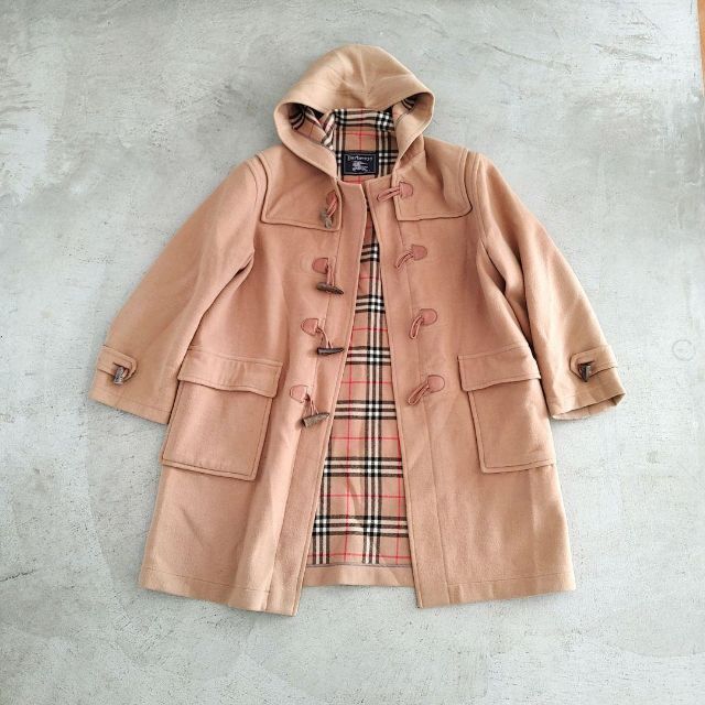 BURBERRY LONDON】ウール90% ダッフルコート-